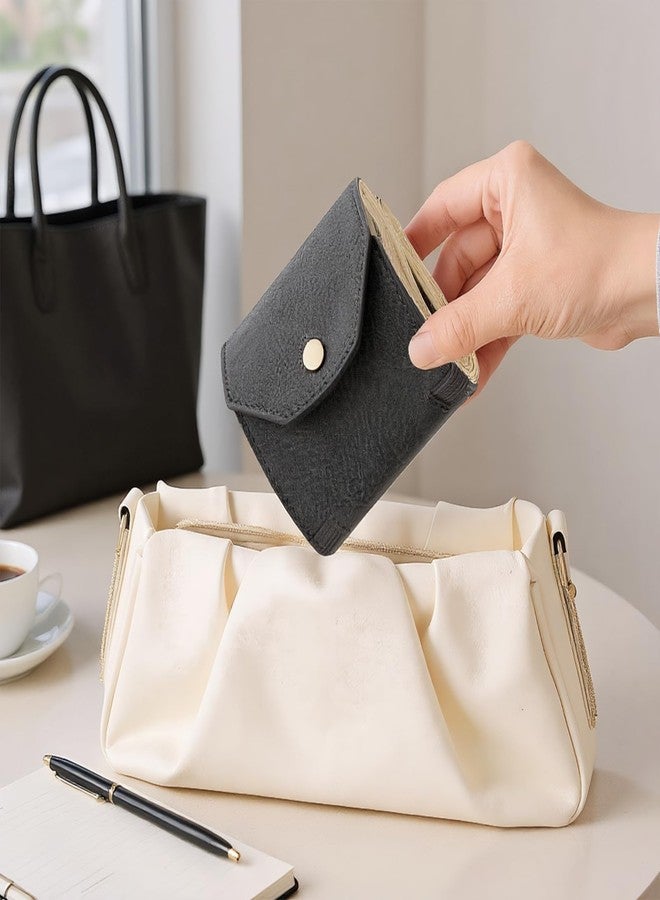 محفظة نقود صغيرة للنساء مزودة بجيب آمن للعملات المعدنية، منظم نقود صغير الحجم للرجال والنساء، رفيق مثالي للاستخدام اليومي والسفر. - Image 5